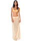 Maaji Women's Beachwear Skirt In Beige Colour