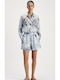 Damen-Shorts - Bermudas Hellblau