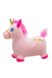 BabyMix Hüpfer Einhorn Rosa