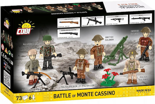 Cobi Building Blocks Blocks Battle of Monte Cassino for 6+ Years 73 Pieces