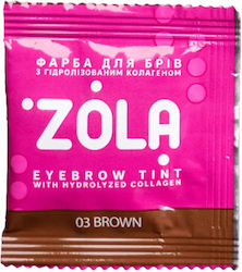 Zola Collagen Βαφή για Φρύδια 03 Brown 5ml