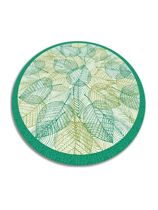 Tulup Rundes Küchenmatte Grün 140cm