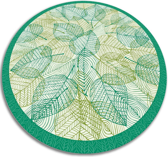 Tulup Rundes Küchenmatte Grün 130cm