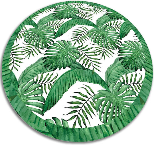 Tulup Round Kitchen Mat Green 120cm