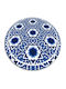 Tulup Rundes Küchenmatte Blau 80cm