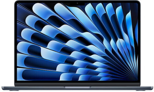 Apple MacBook Air 13.6 Zoll IPS Retina Display (M5-10-Kern/24GB/512GB SSD/8-Core-GPU) Mitternacht (Griechische Tastatursprache)