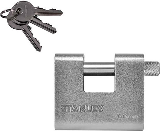 Stanley Cătușă Potcoavă din Alamă cu Cheie 60mm Argintiu