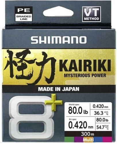 Shimano Kairiki 8 Fishing Line 150m Color Multi Size 0.23