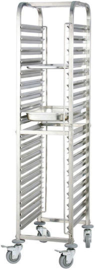 Karamco Gewerbliche Küchen-Food-Cart Höhe 173.5cm Breite 60cm Tiefe 40cm