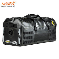 Loboo Motorrad-Weichgepäck Schwanztasche 56lt Schwarzes Farbe