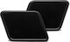 C-racer Set Side Number Plate Bases Parallelogram Universal For All Motorcycles Black
