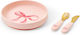 Elodie Details Silicone Feeding Set with Anti-Slip Base 3 Pieces