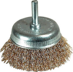 Drill Wire Brush Bell Shaft 6mm Diameter 75