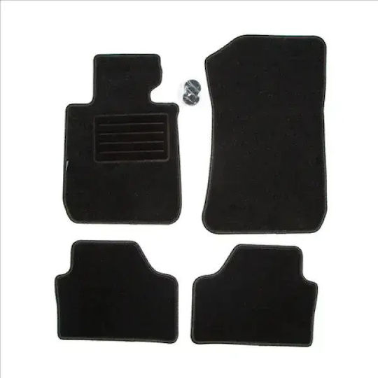 Petex Set Față și Spate Covoare Auto 4 Bucăți Pentru BMW X1 Negre