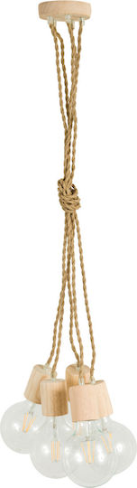 Gallis Lumini Suspendate Cu Frânghie 12cm