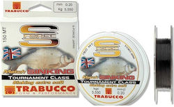 Fishing Line Trabucco S-force Match Sinking 150m Colour Black Size 0.14