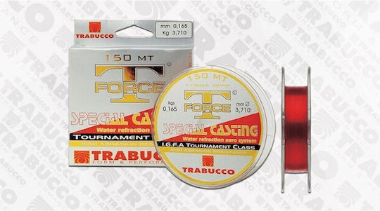 Πετονιά Trabucco T-force Special Casting 300m Χρωμα Κοκκινο Μεγεθος 0.300