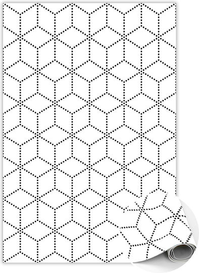 Tulup Правоъгълно Кухненско Килимче Водоустойчиво 150x225cm 010260360300000020488 Бяло