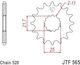 Pinion Față 565.15 Fe E6565.15 565f 15 18nc Kawasaki 15t Pbr