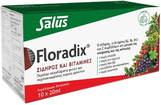 Power Health Floradix с витамин C 20ml