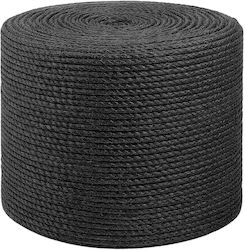 Jute Rope 6 Black 100% Jute Tossa 42011605 Black