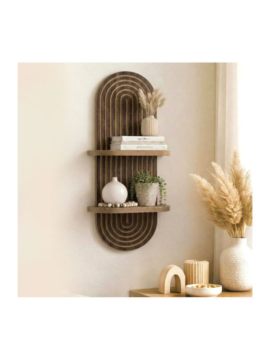 Wandregal Artwill Wenge 26x13x70cm