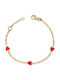 Silver And More Kids Bracelet From Gilded Silver With Heart
