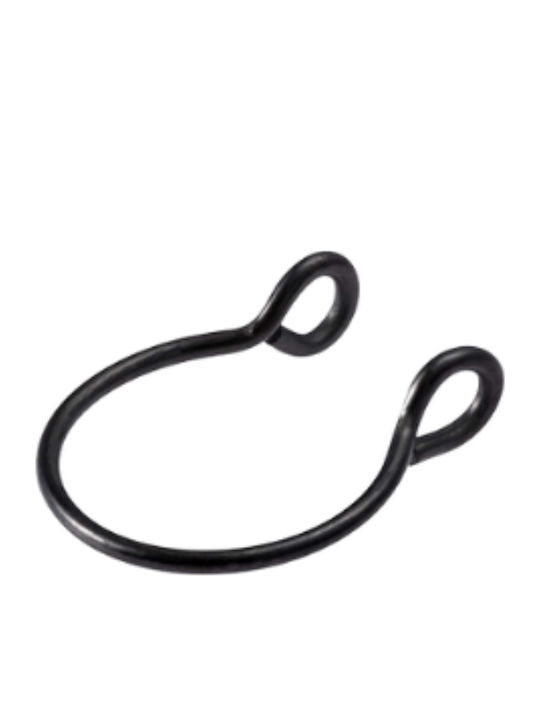 Silver And More Fake Septum Nose Piercing Earring from Black Steel