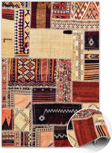 Tulup Kitchen Runner Mat Brown 80x120cm