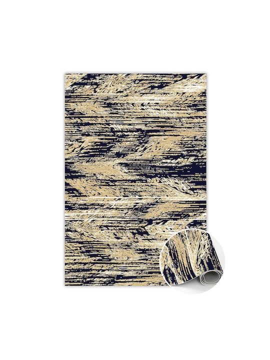Tulup Covor De Bucătărie Rectangular Dungi Galbene 120x180cm