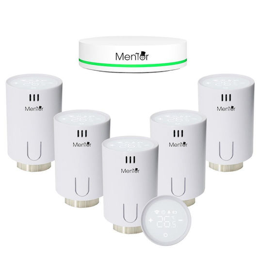 Electronic Thermostatic Radiator Valve with Wi-Fi for Radiator Body 1 Piece