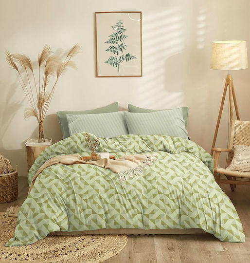 Cokitex Huse Pentru Pilote Super King 225x245cm Marta Mira Verde Salvie