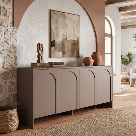 Sideboard Aurelia from Wood & Metal Mocha 180x45x80cm Sideboard Aurelia from Wood & Metal Mocha 180x45x80cm