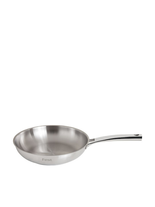 Fest Reflection Τηγάνι από Ανοξείδωτο Ατσάλι 28cm