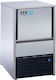 ITV Ice Makers Ice Machine With Stirring Daily Ice Making Capacity 38kg & Storage Capacity 12kg