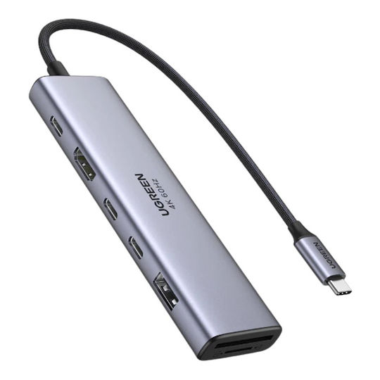 Ugreen CM511 Stație de Andocare USB-C cu HDMI 4K PD Gri