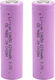 Avizar Pachet 2 Baterii Reîncărcabile Litiu Electronice Compacte 3.7v 1200mah Roz