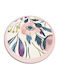 Tulup Round Bath Mat 010260360880000019807 Flowers Ø90cm