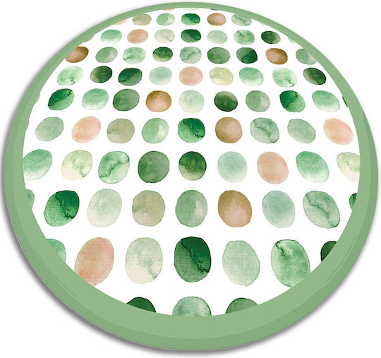 Tulup Round Bath Mat 010260360810000019760 Green Ø130cm