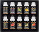 Set 10 Essential Oils Humidifier Black