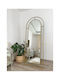 SteweHome Oval Mirror with Gold Metal Frame 180x70cm