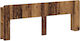 vidaXL Wooden Brown Bed Headboard 193.5x80cm