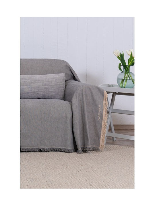 Biokarpet Decken & Couchdecken Naf Naf Highline Grau 358-78 180 x 180