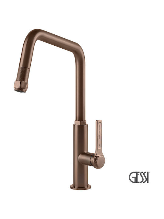Gessi Officine Kitchen Faucet Counter Copper