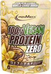 IronMaxx 100% Vegan Protein Zero Pea Protein Lactose Free with Vanilla Cookie Dough Taste 500gr