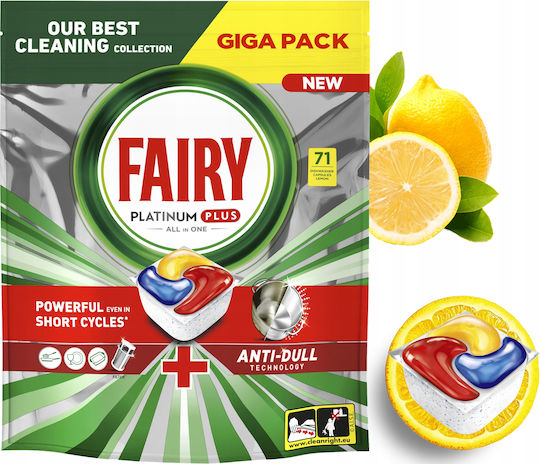 Fairy Platinum Plus All In One 71 Kapseln Geschirrspülmittel Umweltfreundliche
