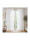 My Home Luxury Window Curtain with Pencil Pleat White 270x280cm