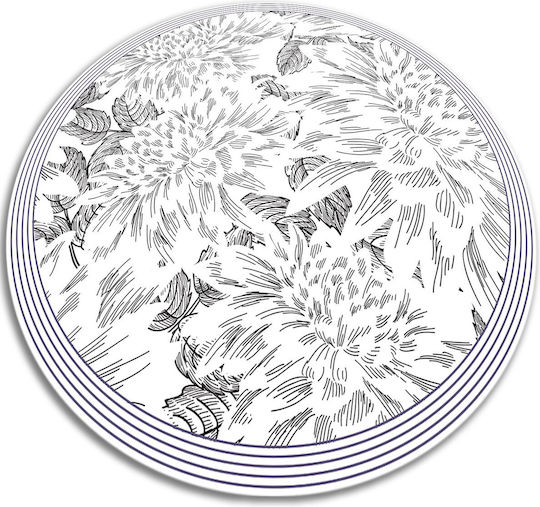 Tulup Runder Grauer Wohnzimmer Teppich Φ50cm