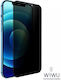 Wiwu Iprivacy Full Cover Закален Стъклен Протектор iPhone 12/12 Pro