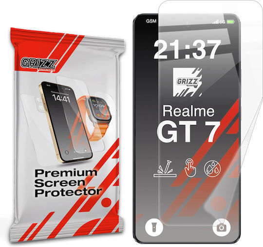 Grizzglass Ceramicfilm Protective Film Compatible Realme Gt 7 Transparent